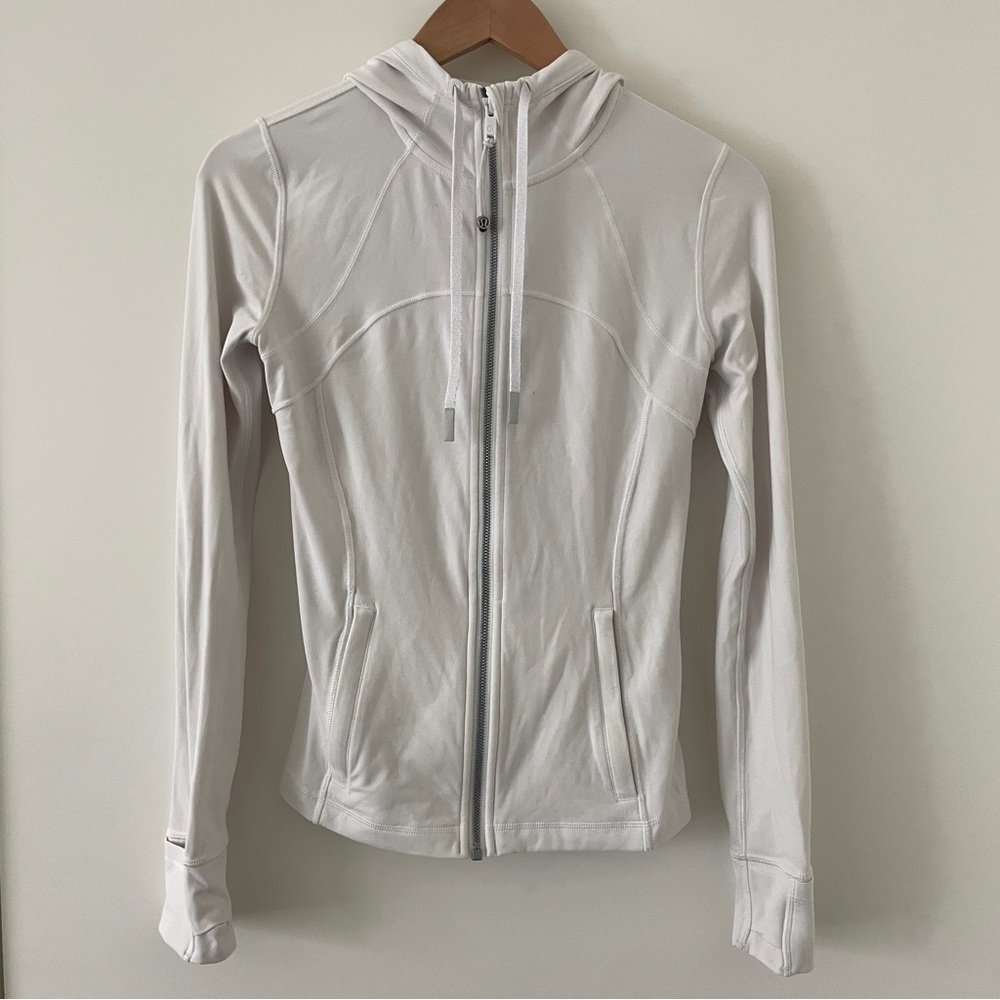 Lululemon Define Hooded Jacket | White | Size 6